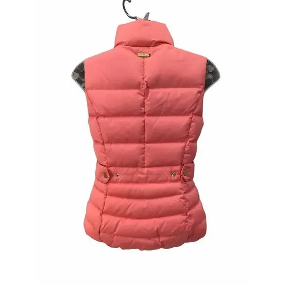 Lilly Pulitzer Isabelle Puffer Vest Size XXS Pink/Orange Women’s Girl’s - Picture 4 of 16
